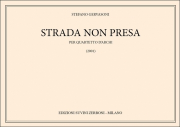 Strada Non Presa Streichquartett Partitur