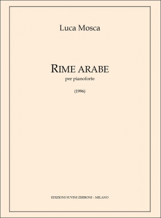 Rime Arabe  Partitur