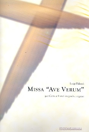 Missa Ave verum per coro misto e organo partitura