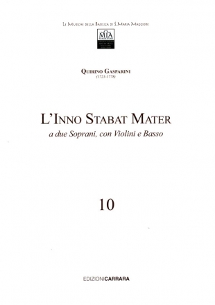 L' Inno Stabat Mater per 2 soprani, 2 violini e basso partitura