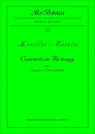 Loeillet, Jacques Concerto in Re. Trascrizione per Organo o Clavicembalo