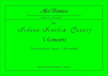 Quantz, Johann Joachim, Concerti, vol. 3. Trascrizione per Organo o Clavicembalo