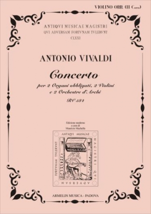 Vivaldi, Antonio Concerto per  2 Organi obbl. e Archi RV 584