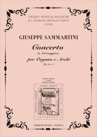 Sammartini, Giuseppe Concerto in Sol magg. per Organo e orch. op. 9 n. 3