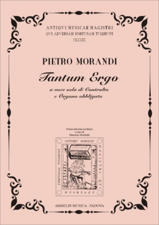 Morandi, Pietro Tantum Ergo per Contralto e Organo