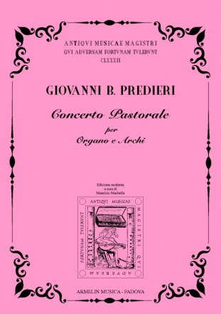 Predieri, Giovanni Battista Concerto Pastorale per Organo e Archi