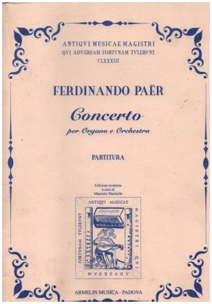 Concerto per organo e orchestra partitura