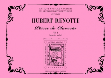 Renotte, Hubert Pices de Clavecin vol. 2 parte 1