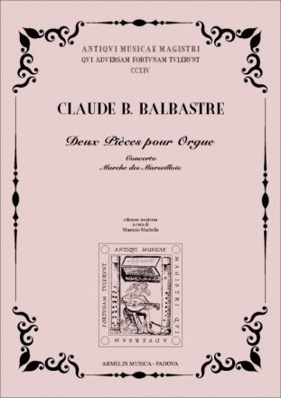 Balbastre, Claude Benigne 2 Pieces pour Orgue