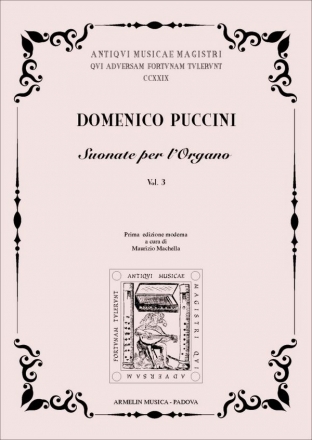 Puccini, Domenico Sonate per Organo vol. 3