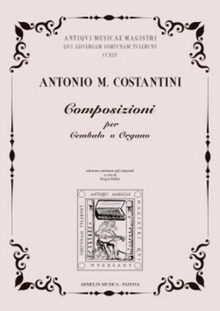 Costantini, Antonio Maria Composizioni per Organo o Cembalo