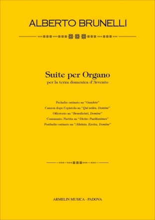 Brunelli, Alberto Suite per Organo per la terza domenica d'avvento