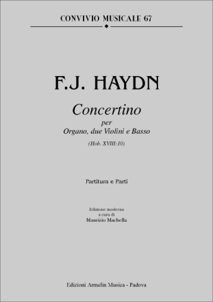 Haydn, Franz Joseph Concertino per Organo Hob XVIII:10