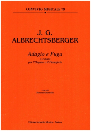 Adagio e Fuga a 4 mani per l'organo (pianoforte)