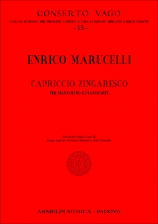 Marucelli, Enrico Capriccio Zingaresco. Per Mandolino e Pianoforte