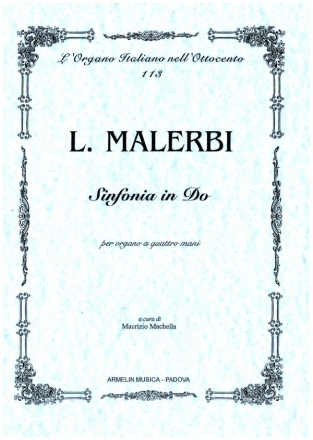 Sinfonia in Do per organo a 4 mani partitura