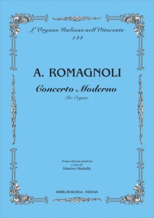 Romagnoli, Agostino Concerto moderno per Organo solo