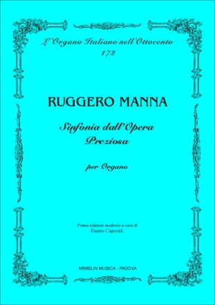 Manna, Ruggero Sinfonia per organo solo dall'opera 'Preziosa'