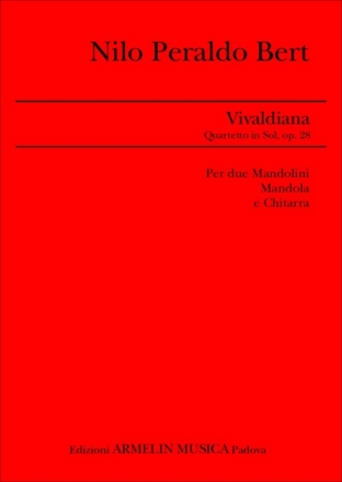 Peraldo Bert, Nilo Vivaldiana, op 28. per 2 Mandolini, Mandola e Chitarra