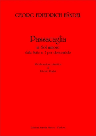 Passacaglia in Sol minore dalla Suite n. 7  per clavicembalo