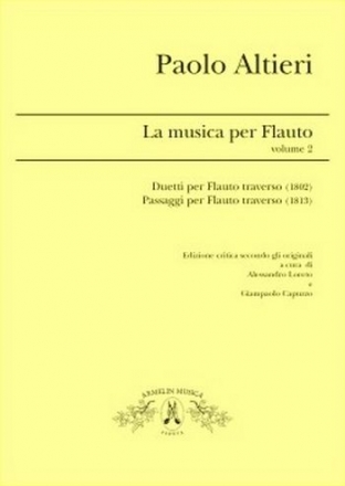 Altieri, Paolo Le Musiche per Flauto vol. 2. Duetti per Flauto Traverso (1802), Passa