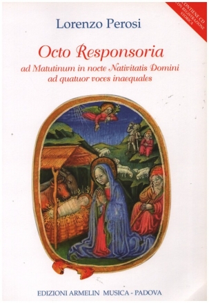 Octo Responsoria ad Matutinum in nocte Nativitatis Domini (+CD) for 4 mixed voices (SATB) score