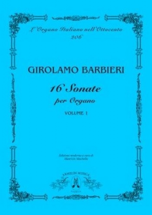 Barbieri, Girolamo 16 Sonate per Organo, vol. 1