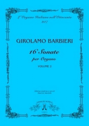 Barbieri, Girolamo 16 Sonate per Organo, vol. 2