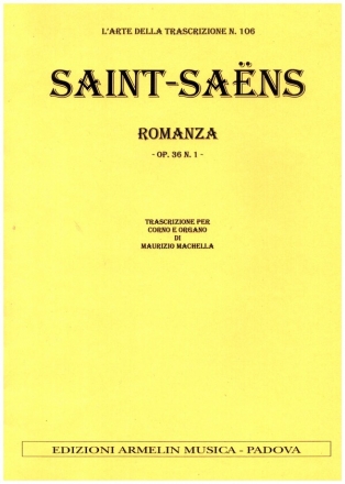 Romanza op.36 no.1 per corno e organo