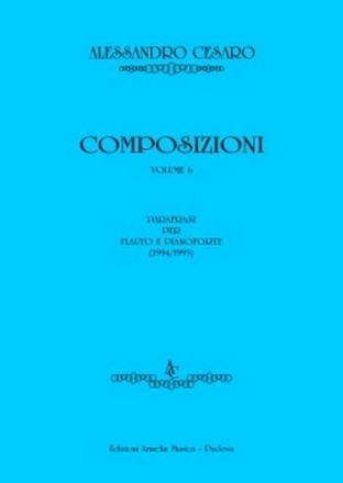 Cesaro, Alessandro Composizioni, vol. 6. Parafrasi per Flauto e Pianoforte