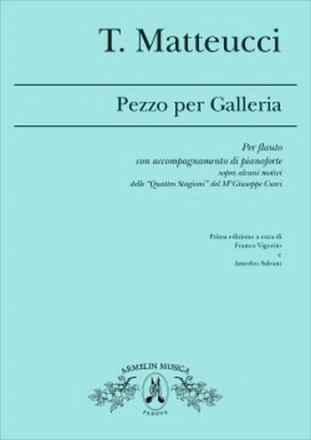 Matteucci, Tommaso Pezzo per galleria. Per flauto con accompagnamento di pianoforte sopra