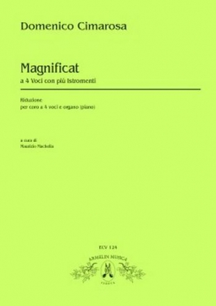 Cimarosa, Domenico Magnificat a 4 voci. Riduzione per coro e organo