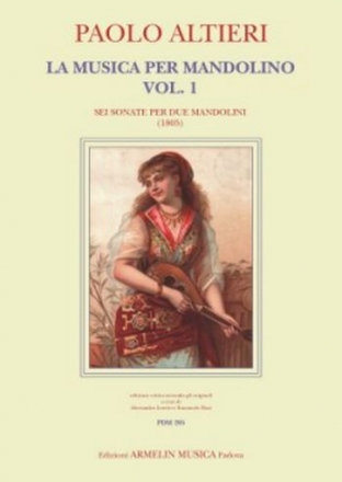 La Musica per Mandolino vol.1 6sonate per 2 mandolini (1805) partitura