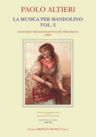 Altieri, Paolo La Musica per mandolino, vol. 2. Concerto per mandolino e pi strument