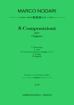 Nodari, Marco Policromia. 5 Composizioni per Organo. Policromia, Aria, Un piccolo ri