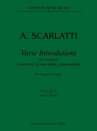 Scarlatti, Alessandro Varie introdutioni per sonare e mettersi in tono delle compositioni. P