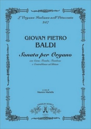 Baldi, Giovan Pietro Sonata per Organo. Scritta per il Grand'Organo di San Pietro di Pistoi