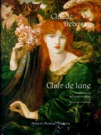 Debussy, Claude Clair de Lune. Adattamento per 4 arpe