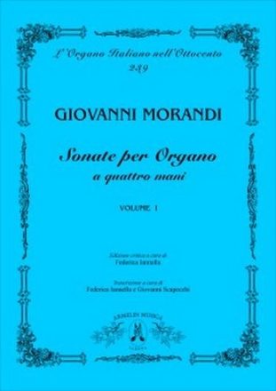 Morandi, Giovanni Sonate per organo a 4 mani, Volume 1