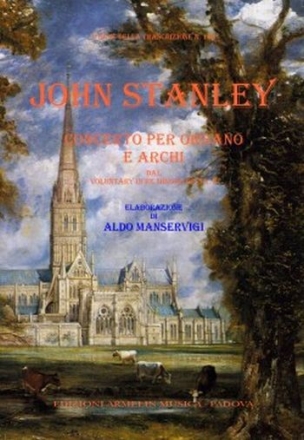 Stanley, John Concerto per organo e archi dal Voluntary in Re minore op. 5 n.8. Part