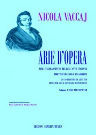 Vaccaj, Nicola Arie d'opera per l'insegnamento del bel canto italiano ad uso didattic