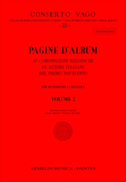 Autori Vari Pagine d'Album, volume 2. 10 Composizioni melodiche di autori italiani