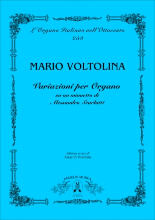 Voltolina, Mario Variazioni per organo su un minuetto di Alessandro Scarlatti