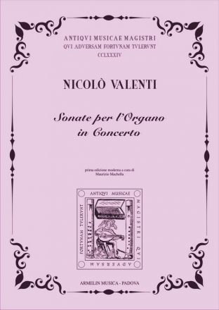 Valenti, Nicol Sonate per l'organo in concerto