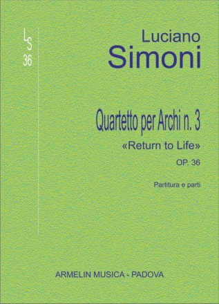 Simoni, Luciano Quartetto per archi n. 3, op. 36