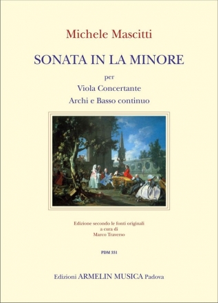 Mascitti, Michele Sonata per Viola concertante, archi e basso continuo