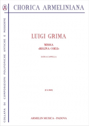 Grima, Luigi Messa Regina Coeli. Per coro a quattro voci (SATB)