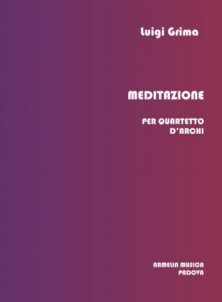 Grima, Luigi Meditazione per quartetto d'archi