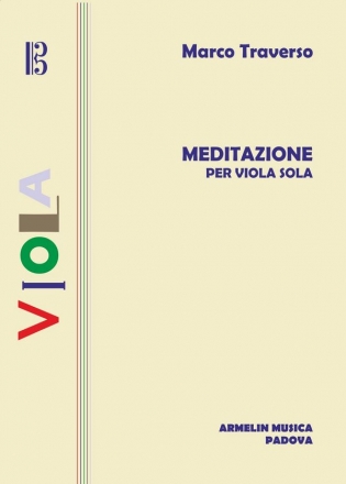 Traverso, Marco, Meditazione Per viola solo