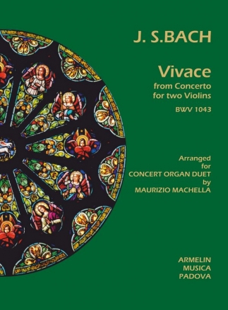 Bach, Johann Sebastian Vivace from Concerto for two Violins, BWV 1043. Arranged for Concert O